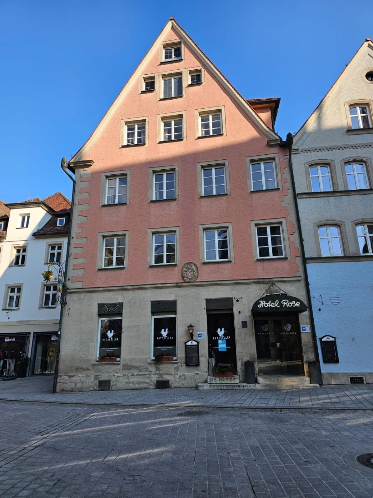 Hotel Goldene Rose Weißenburg in Bayern Esterno foto